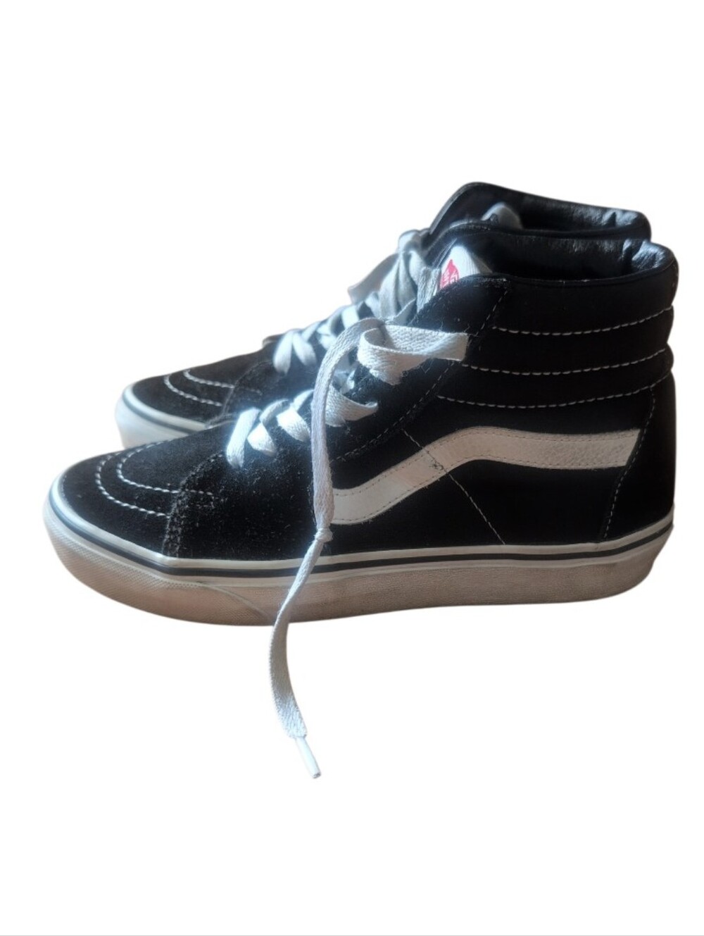 Classic Vans Sk8-Hi high top sneakers in black suede and canvas - Picture 2 of 7